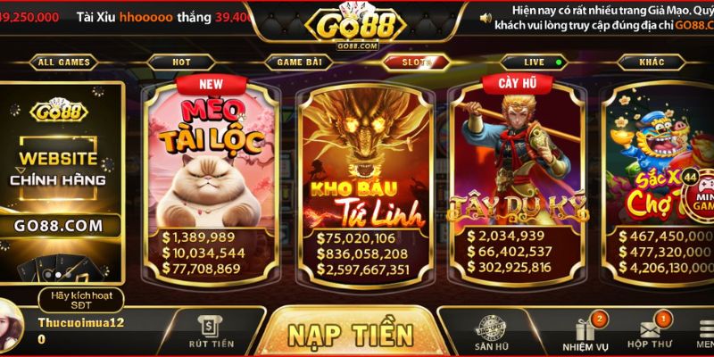 Giới thiệu Slot là game thú vị tại Go88